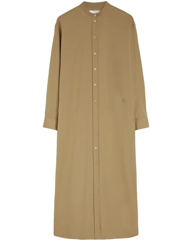 Jil Sander Klassisches Hemdkleid - Braun Braun