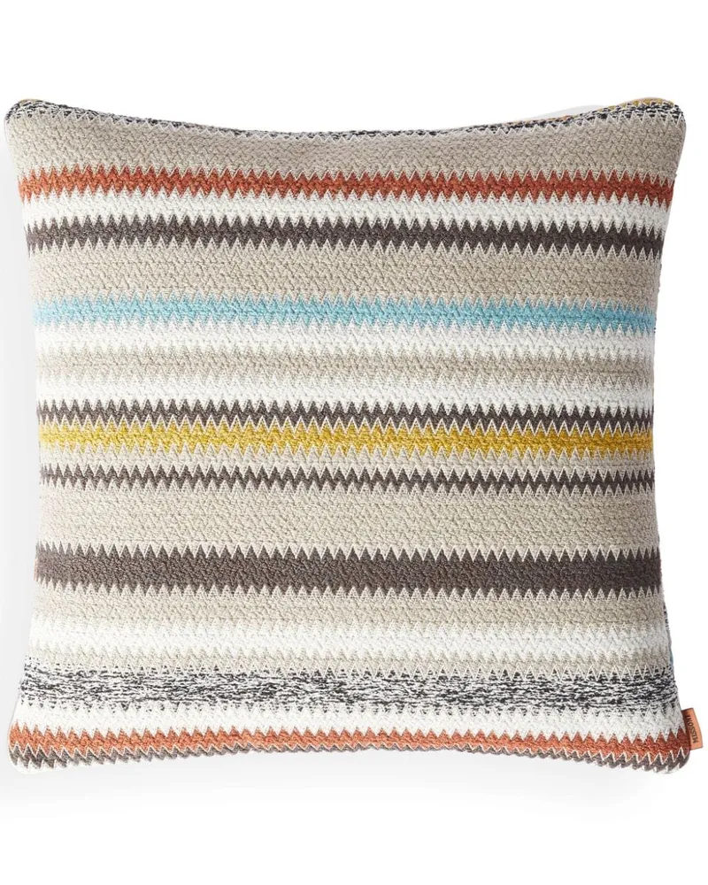 Missoni Home Kissen mit Zickzackmuster (40cm x 40cm) - Nude Nude