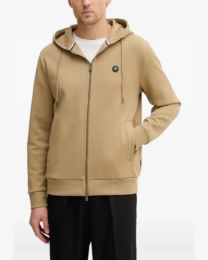 HUGO BOSS Kapuzenjacke mit Reißverschluss - Nude Nude