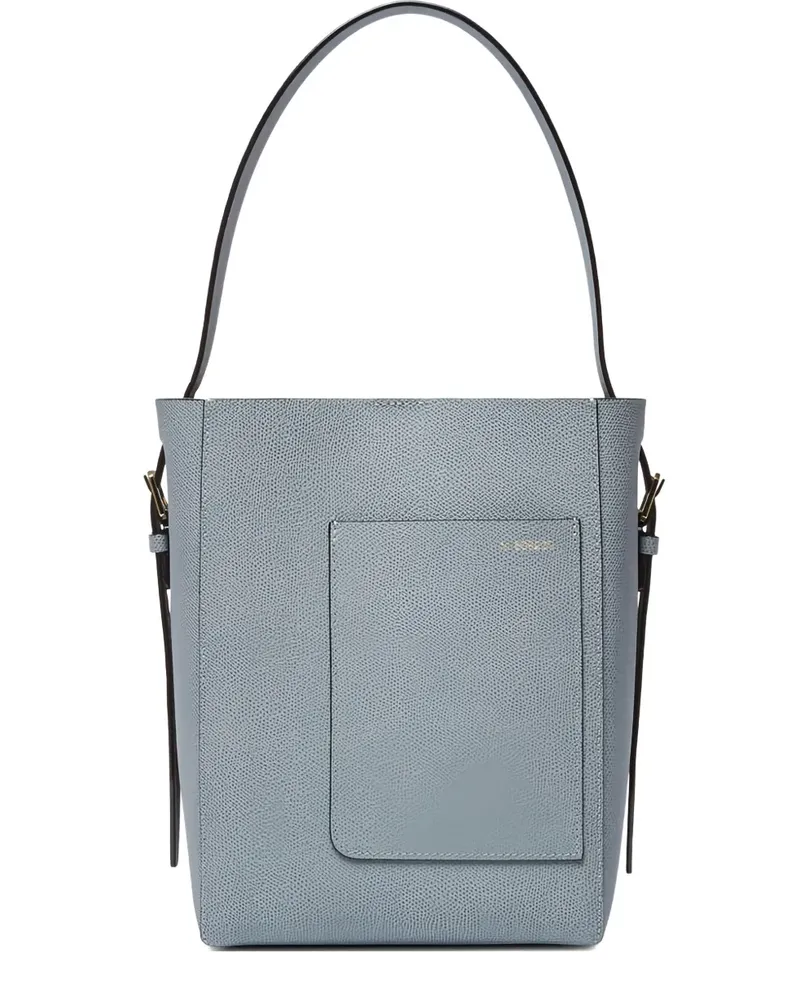 Valextra Mittelgroße Eva Beuteltasche - Blau Blau