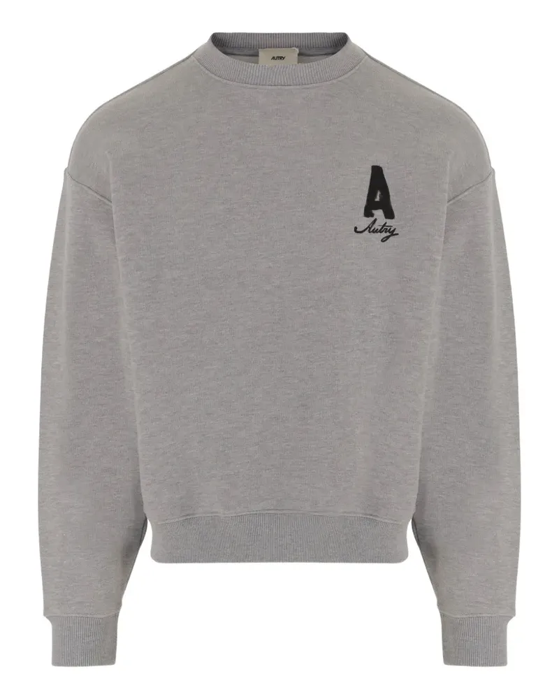 AUTRY Heritage sweatshirt with washed effect - Grau Grau