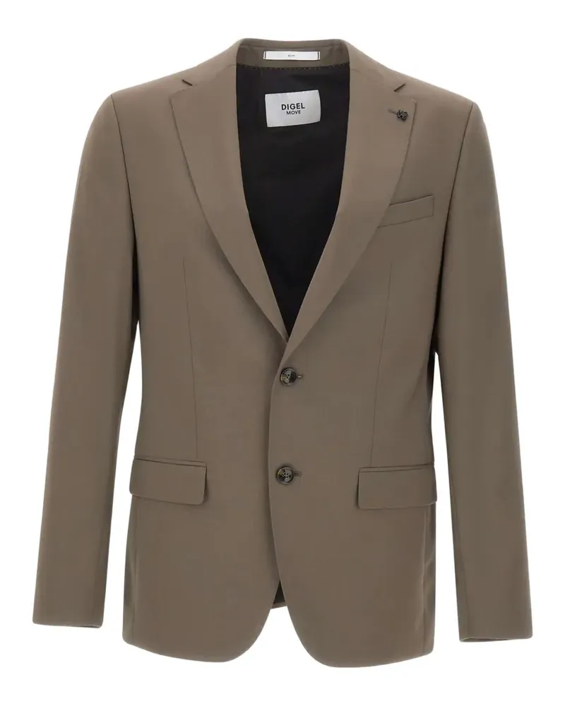 Digel notch-lapels suit - Braun Braun