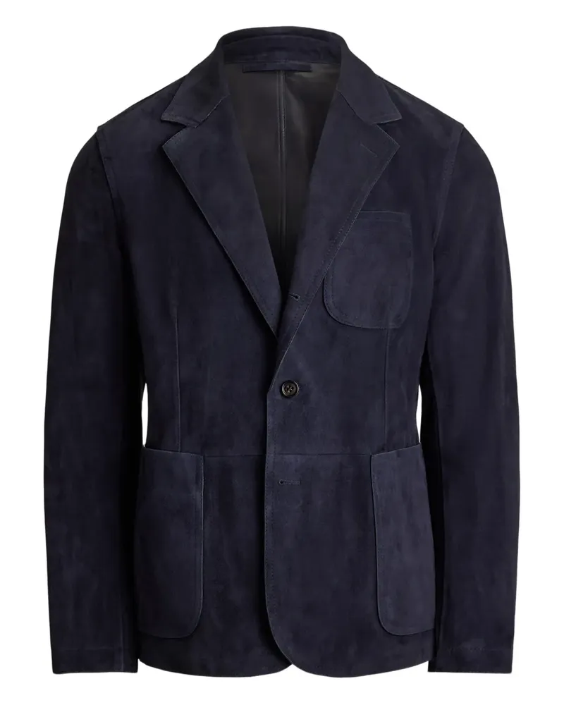 Ralph Lauren Sakko aus Wildleder - Blau Blau