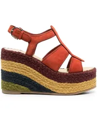 Ferragamo Wedge-Espadrilles Orange