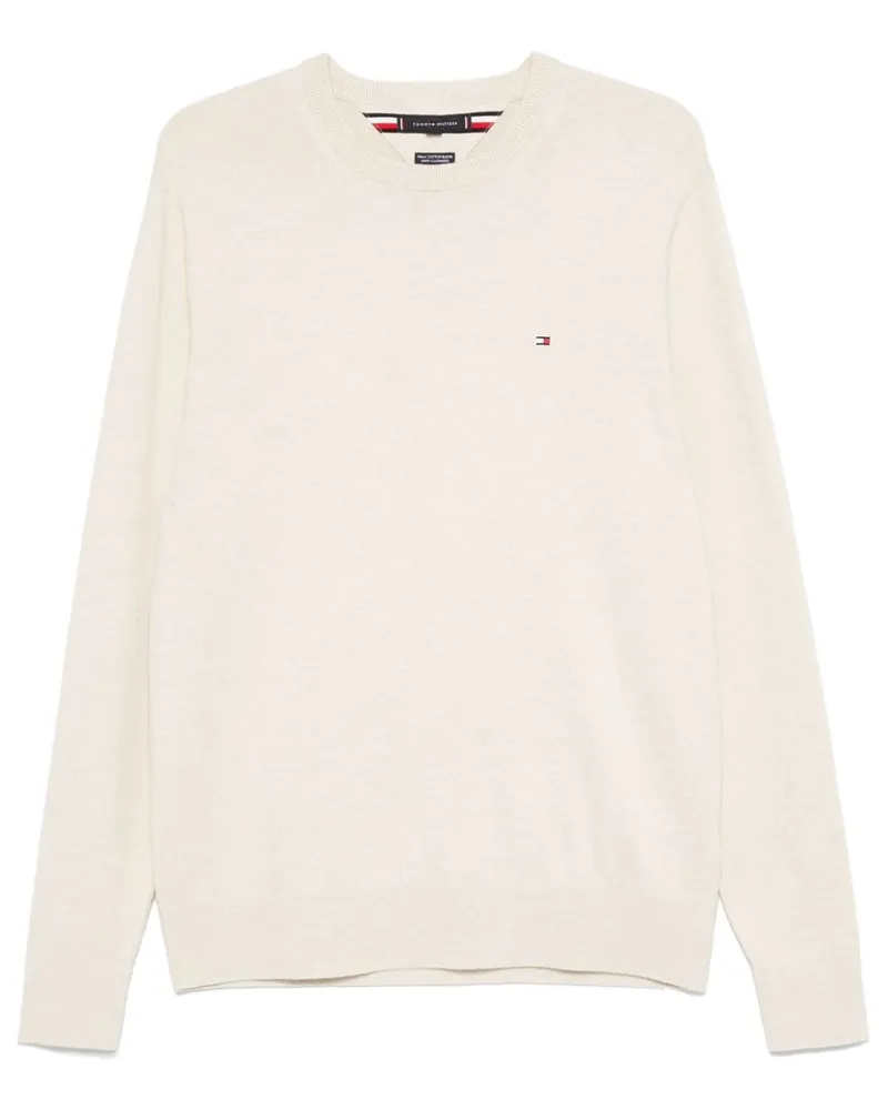 Tommy Hilfiger Pullover mit Rundhalsausschnitt - Nude Nude