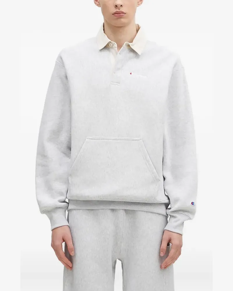 Champion Poloshirt mit Tasche - Grau Grau