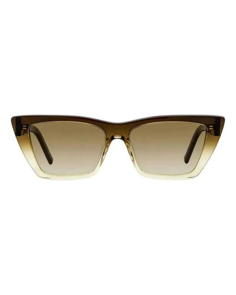 Saint Laurent Eckige SL 276 Mica Sonnenbrille mit Ombré-Effekt - Braun Braun