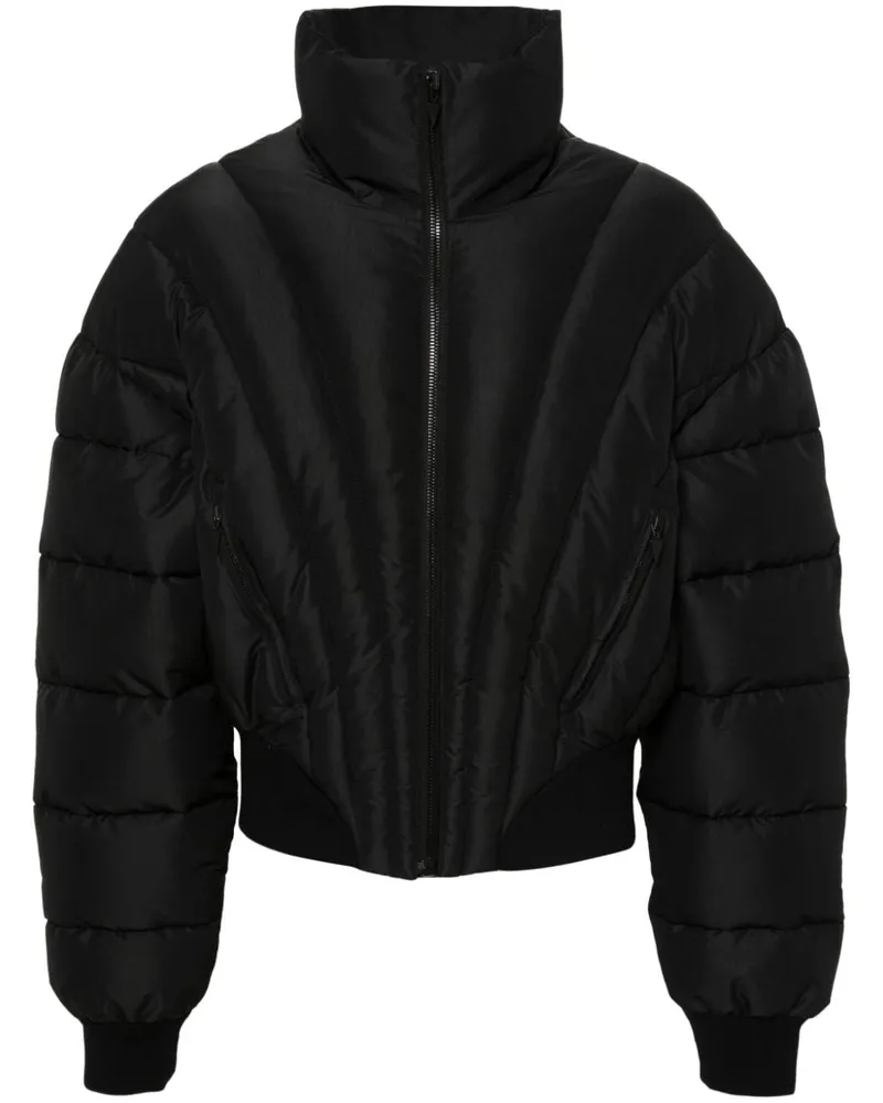 Thierry Mugler Gefütterte Bomberjacke - Schwarz Schwarz
