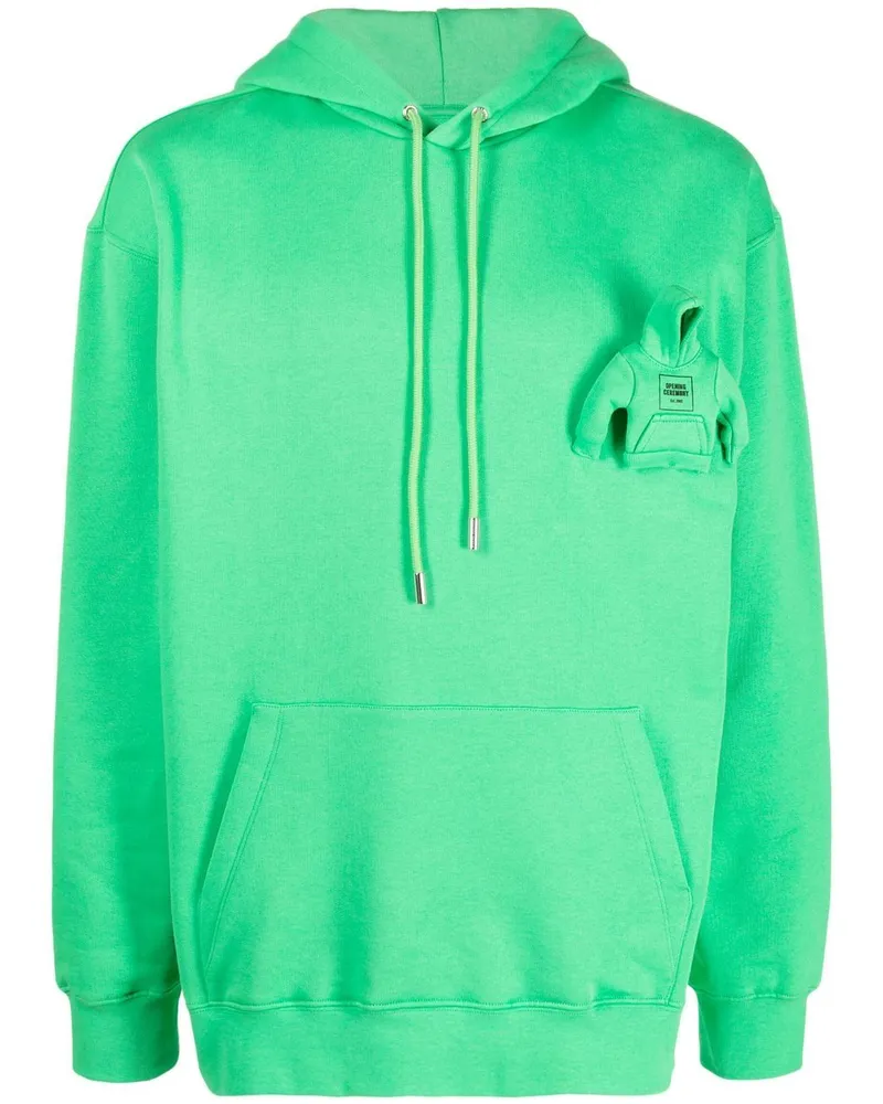 Opening Ceremony Hoodie mit Logo - Grün Grün