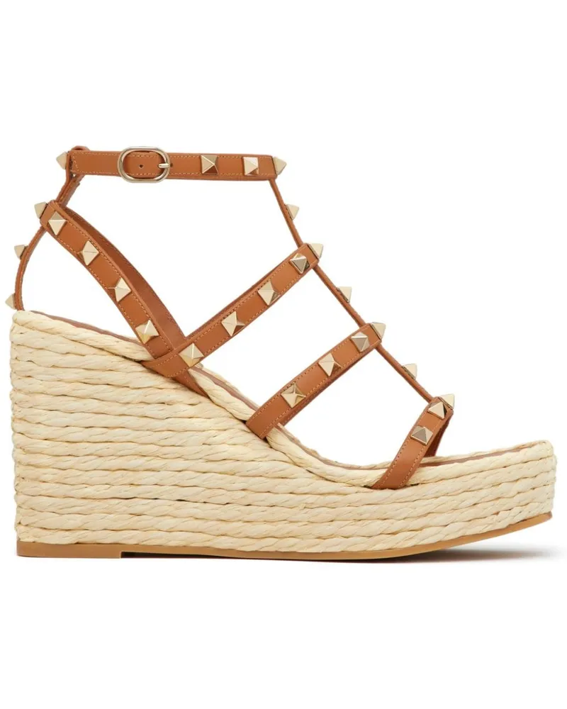 Valentino Garavani Rockstud Sandalen 95mm - Braun Braun