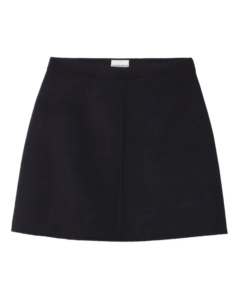 Claudie Pierlot Minirock aus Wolle - Blau Blau