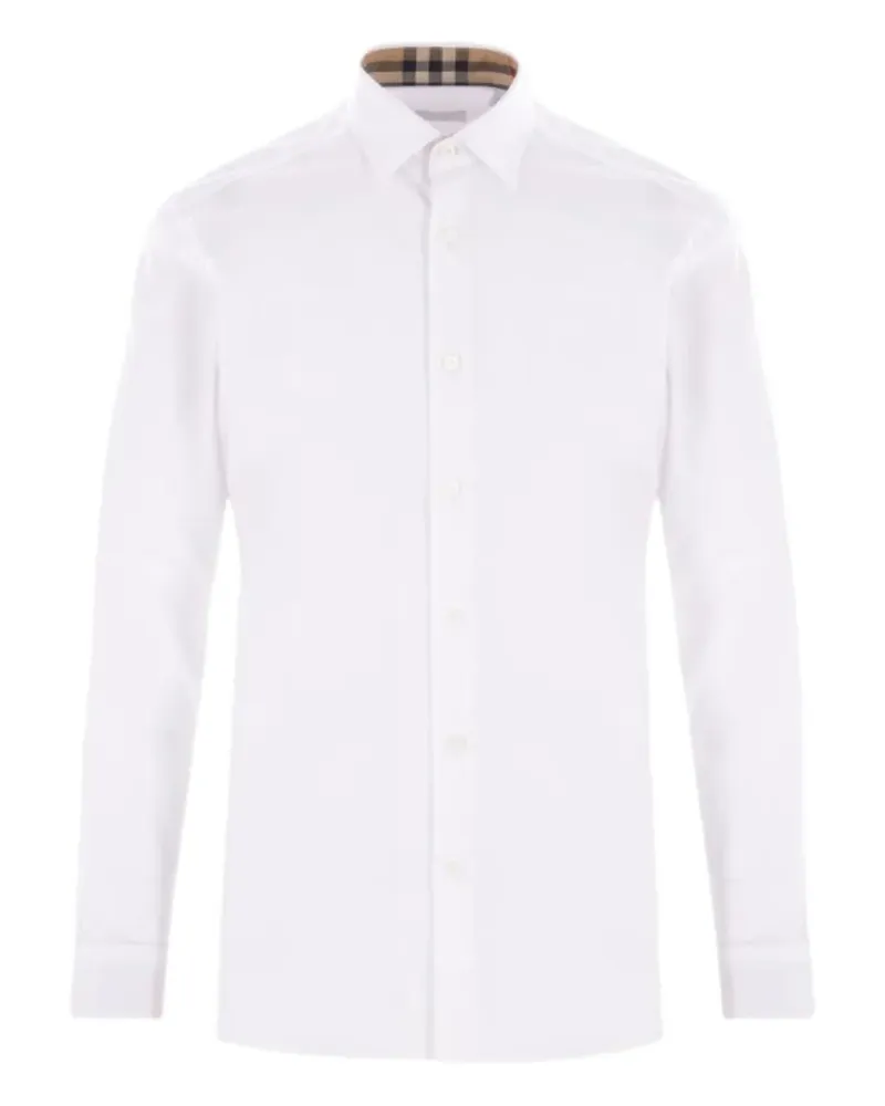 Burberry long-sleeved shirt - Weiß Weiß