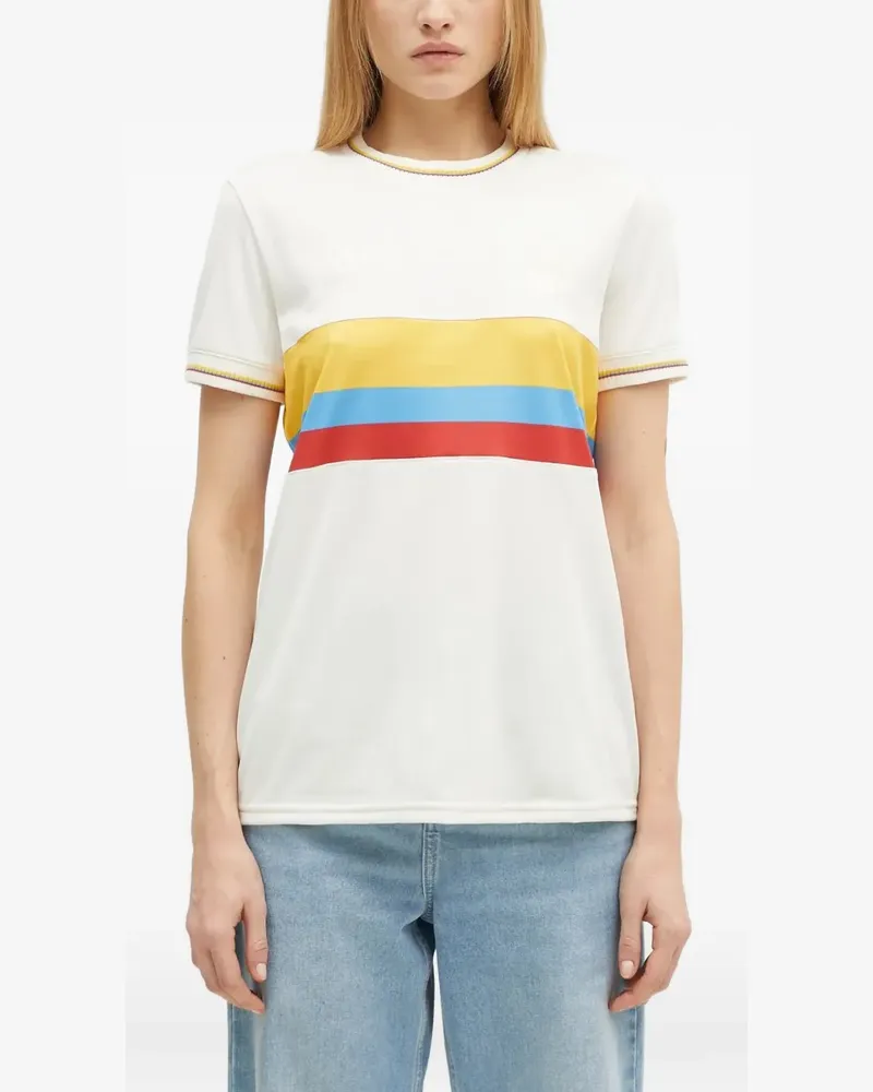 adidas T-Shirt mit rundem Ausschnitt - Weiß Weiß