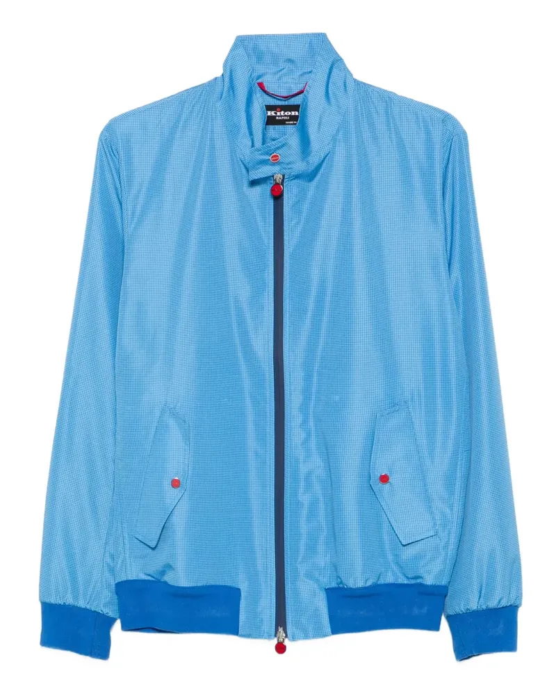 Kiton Jacke mit Reißverschluss - Blau Blau