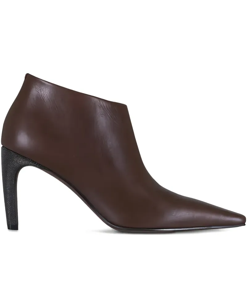 Brunello Cucinelli Stiefel aus Leder 80mm - Braun Braun
