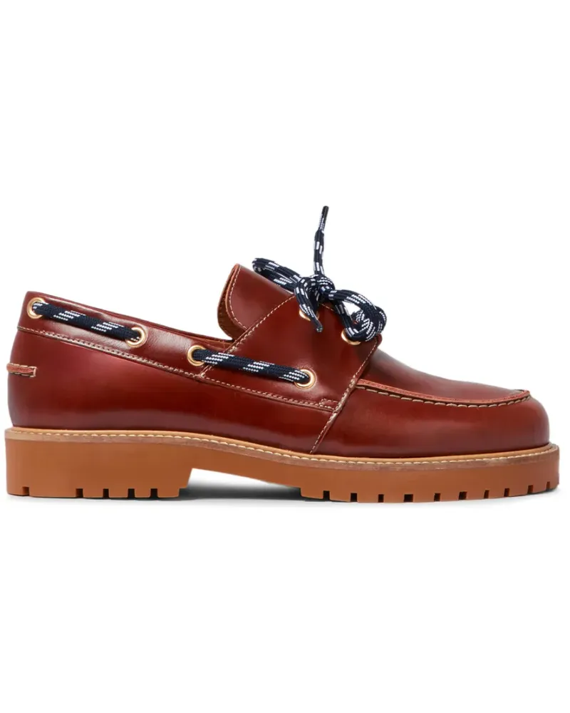 Claudie Pierlot Segelschuhe mit Schnürung - Braun Braun