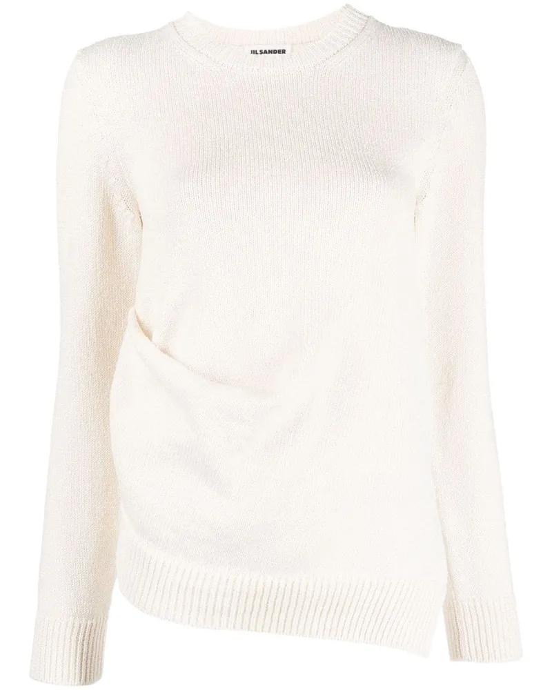 Jil Sander Fein gestrickter Pullover - Nude Nude