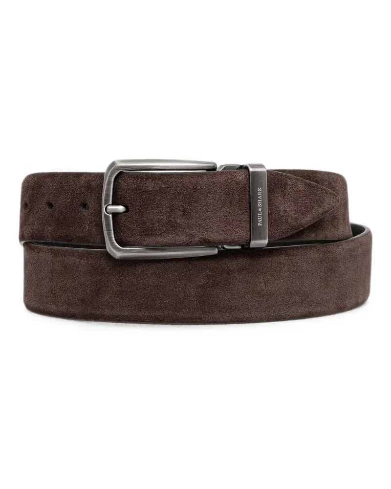 Paul & Shark Gürtel aus Wildleder - Braun Braun