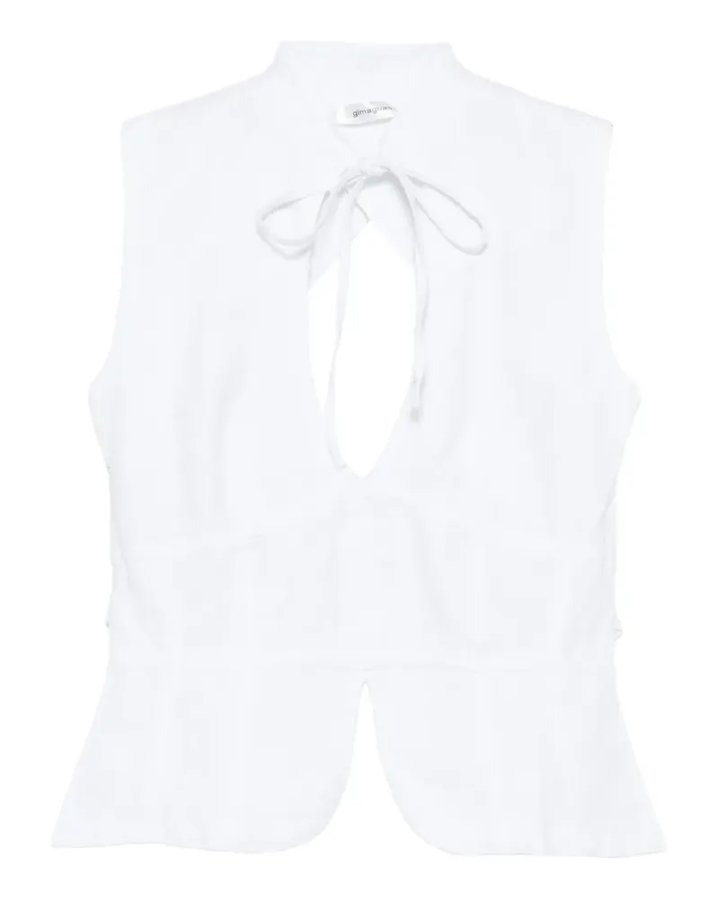 GIMAGUAS Coco Oberteil mit Schnürung - Weiß Weiß