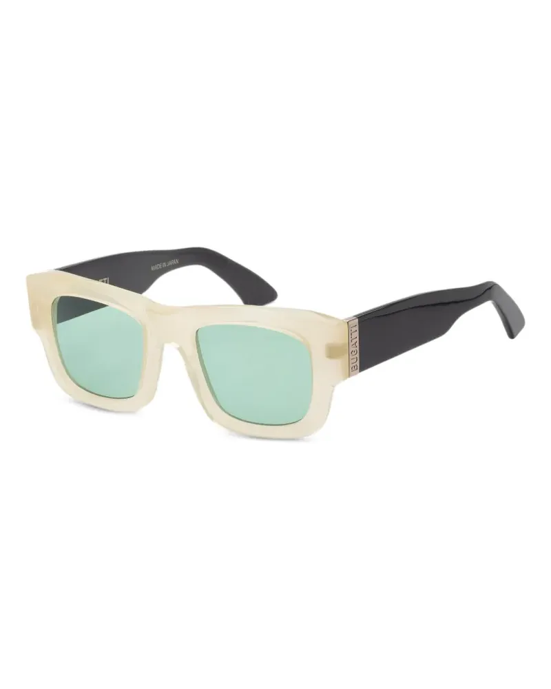 Bugatti Sonnenbrille mit eckigem Gestell - Nude Nude