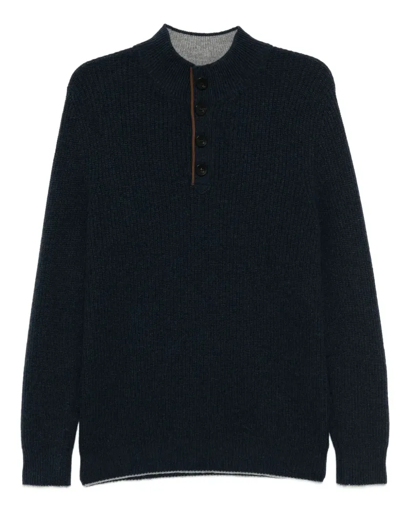 N.Peal Beauchamp Pullover - Blau Blau