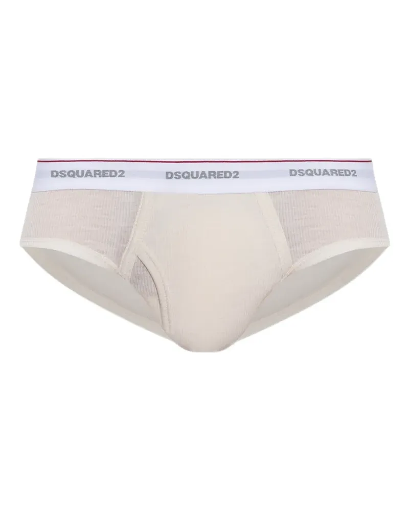 Dsquared2 Slip mit Logo-Bund - Nude Nude