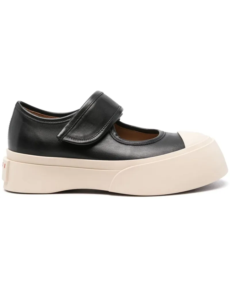 Marni Mary Jane Ballerinas - Schwarz Schwarz