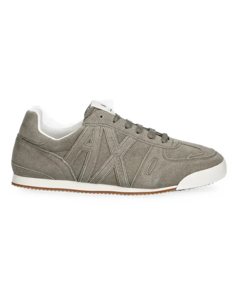 Armani Exchange Sneakers mit Logo-Applikation - Grün Grün