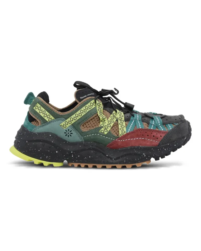 Flower MOUNTAIN Kazana Sneakers mit Einsätzen und Knebelverschluss - Grün Grün