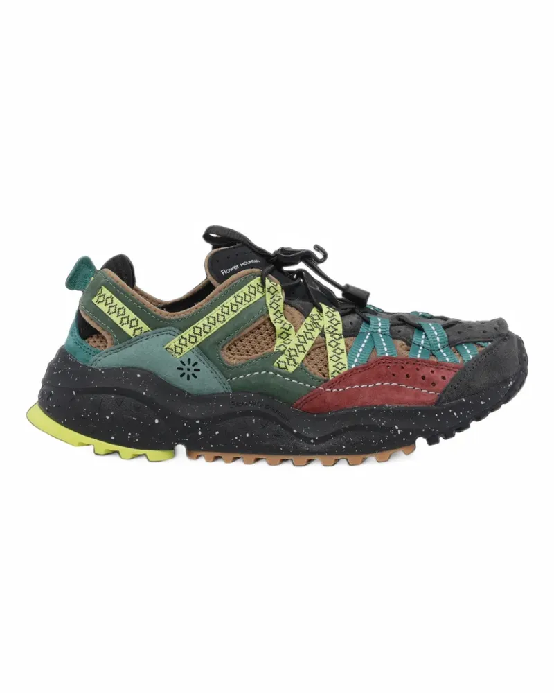 Flower MOUNTAIN Kazana Sneakers mit Einsätzen und Knebelverschluss - Grün Grün