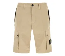 Klassische Cargo-Shorts - Nude