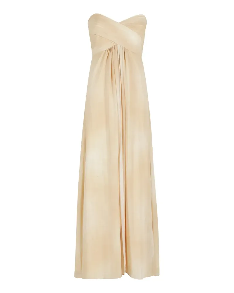 Ermanno Scervino twisted strapless maxi dress - Nude Nude