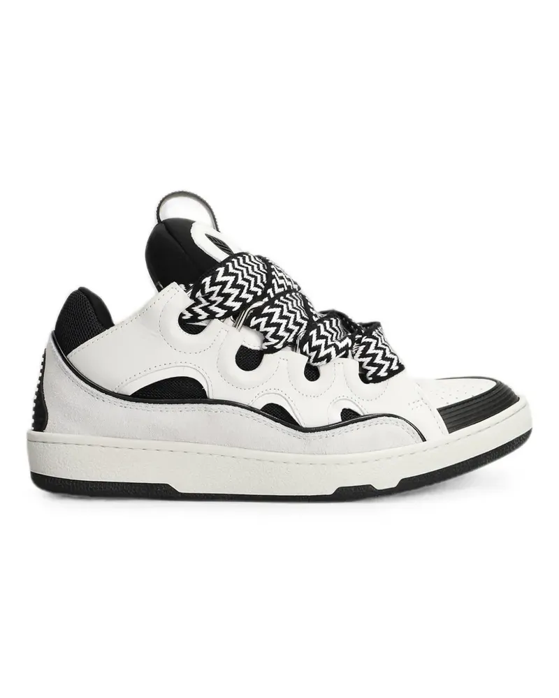 Lanvin Curb leather sneakers - Weiß Weiß
