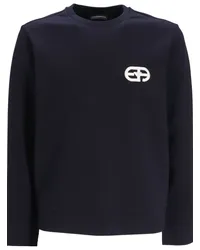 Emporio Armani Sweatshirt mit Logo-Patch Blau