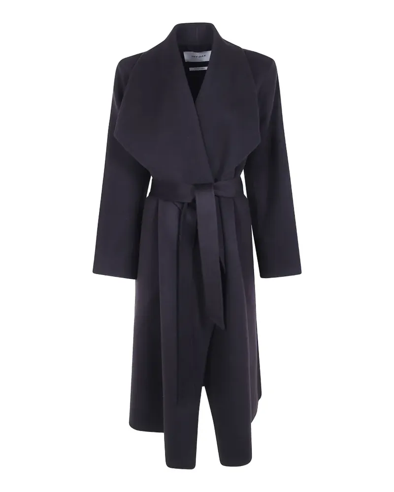 IVY & OAK belted shawl-collar coat - Braun Braun