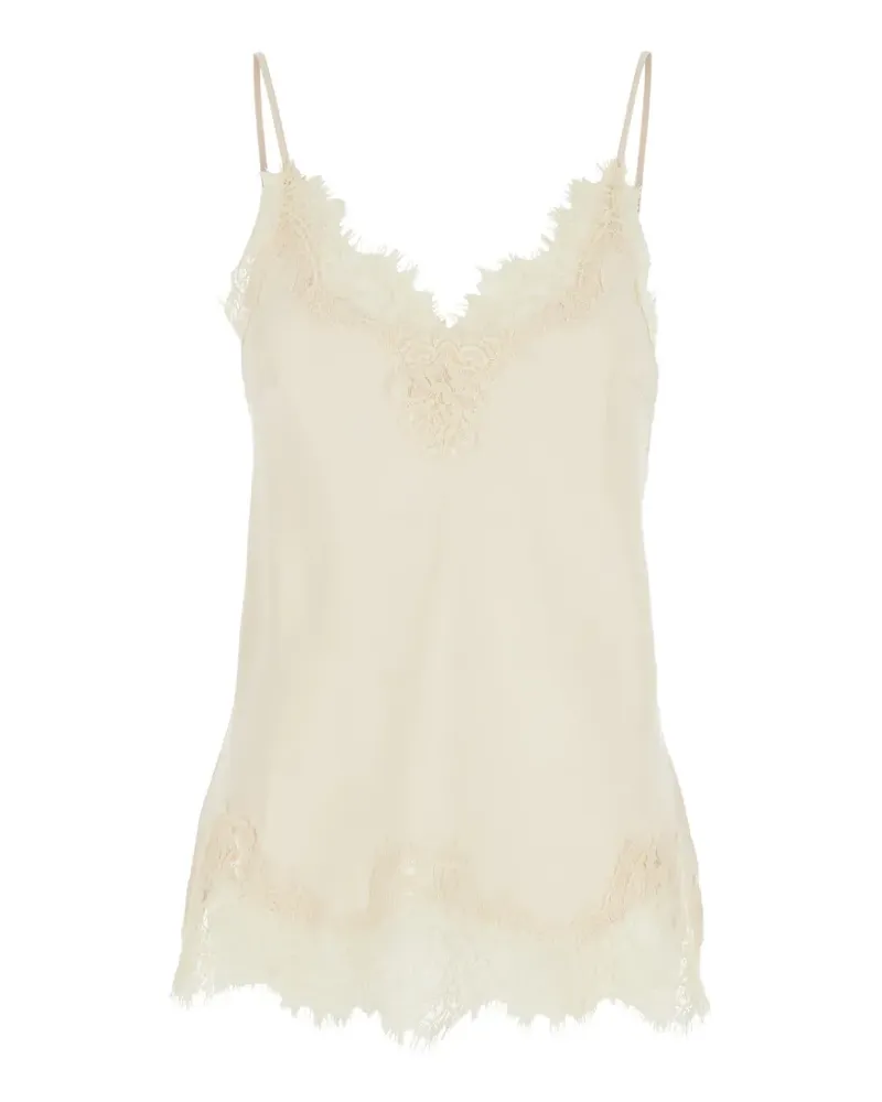 Gold Hawk Clothing Coco Spitzentop mit V-Ausschnitt - Nude Nude