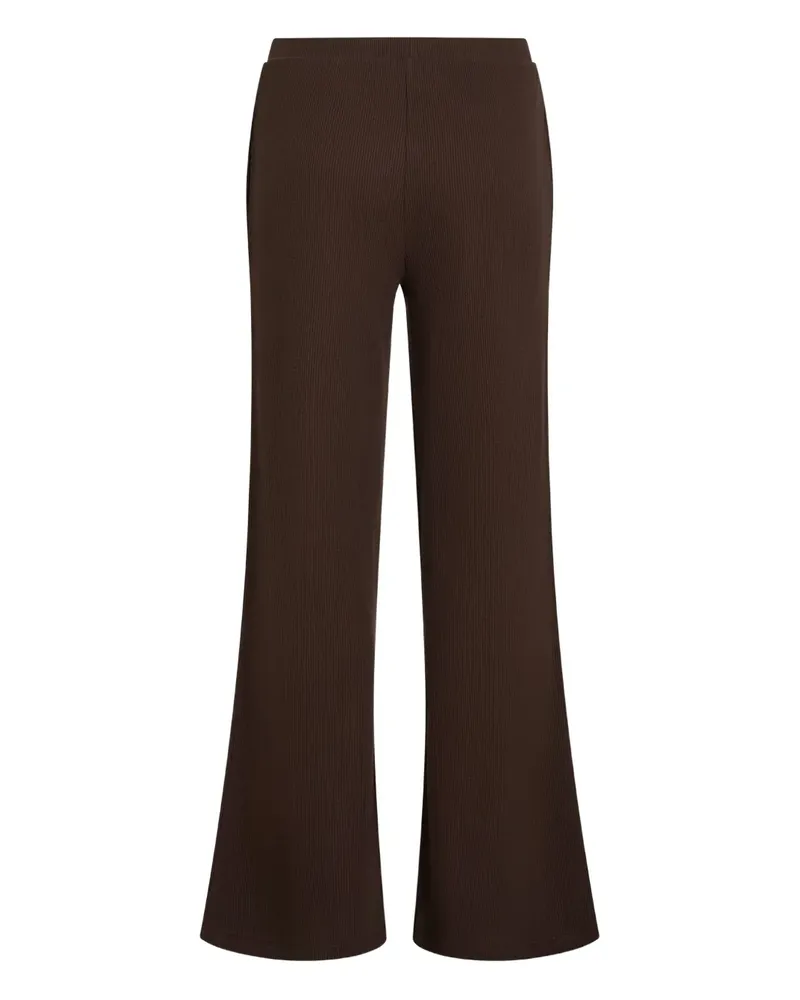 Karl Lagerfeld Hose mit Wappenstickerei - Braun Braun