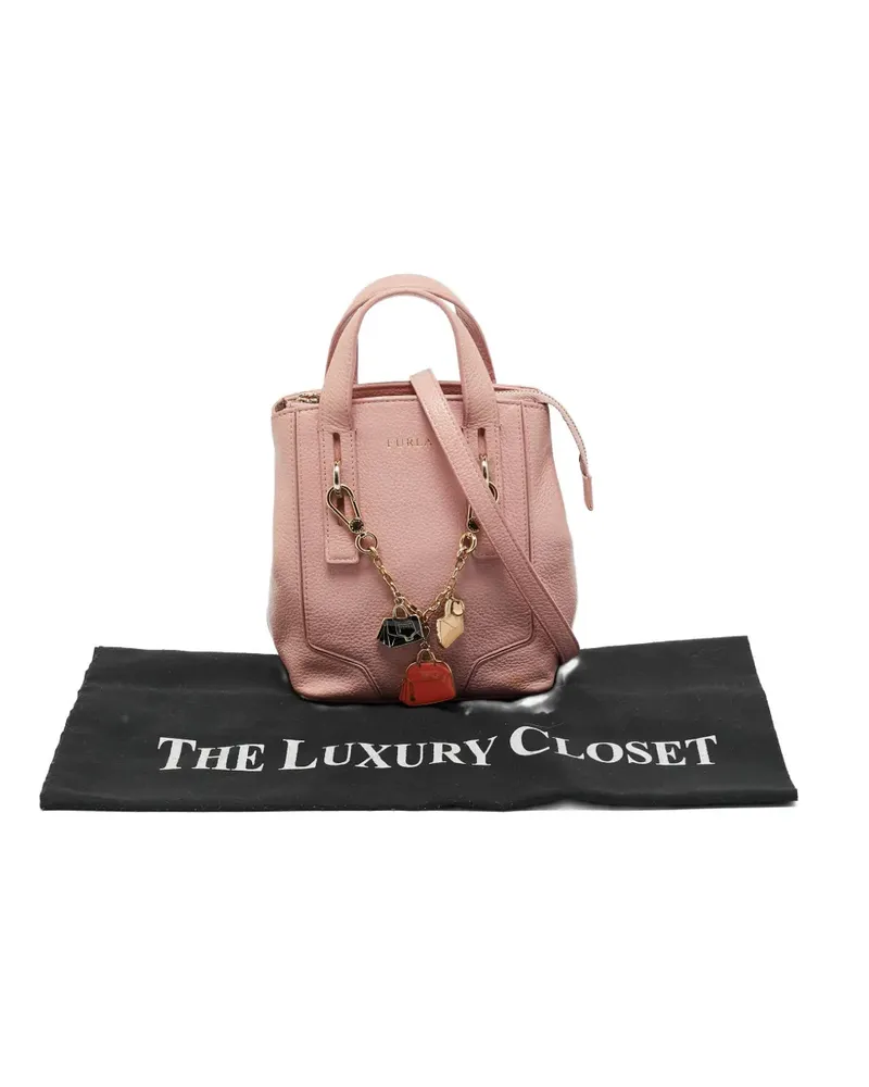 Furla leather tote bag - Rosa Rosa