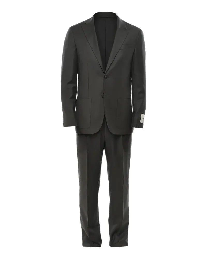 Corneliani single-breasted patch-pocket suit - Grau Grau