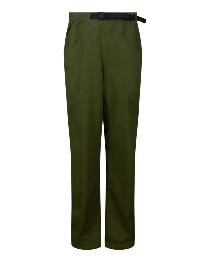 The North Face contrast-belt straight-leg trousers - Grün Grün