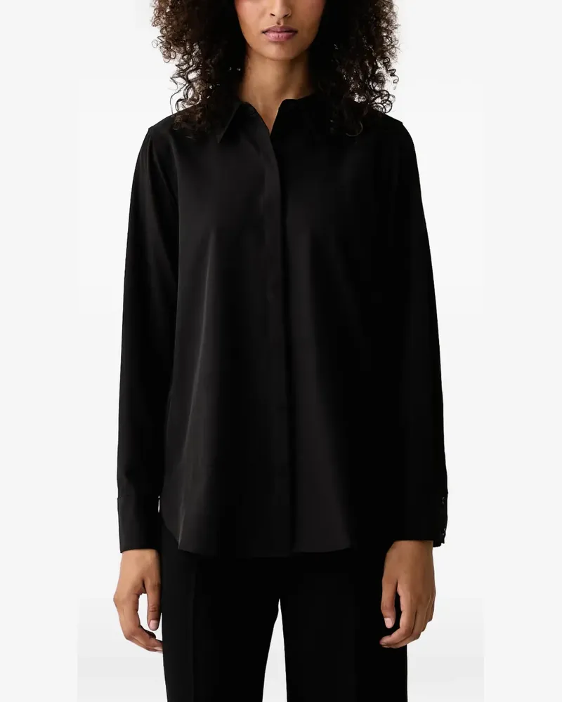 DKNY concealed-front shirt - Schwarz Schwarz