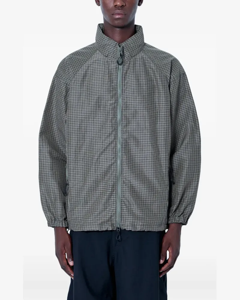 Comme des Garçons Karierte Kapuzenjacke - Grün Grün
