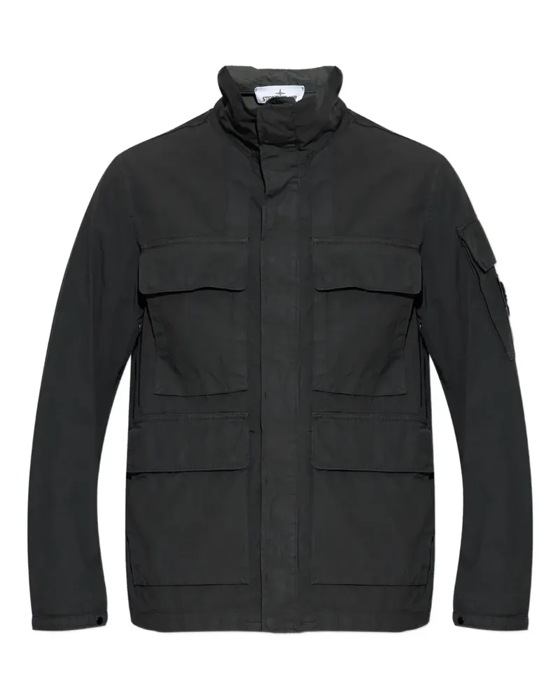 Stone Island Jacke mit mehreren Taschen - Schwarz Schwarz