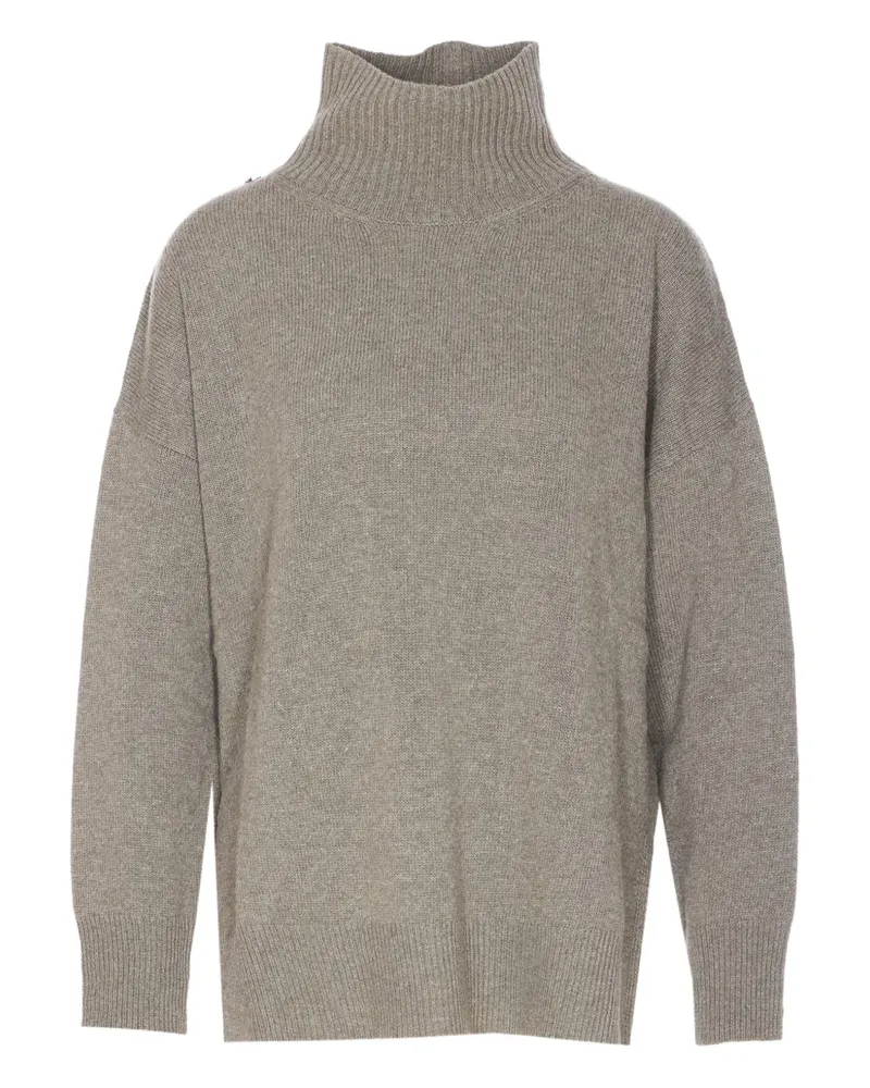 Roberto Collina Langärmeliger Rollkragenpullover - Grau Grau