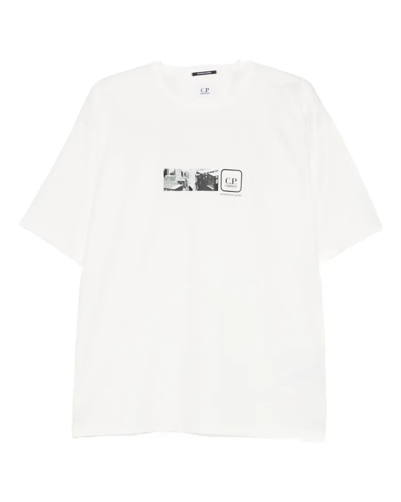C.P. Company graphic-print short-sleeve T-shirt - Weiß Weiß