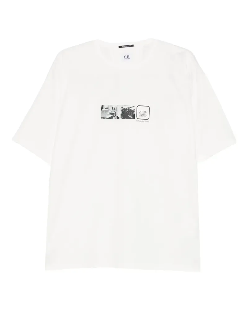 C.P. Company graphic-print short-sleeve T-shirt - Weiß Weiß