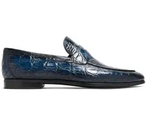 Loafer mit geprägter Struktur - Blau