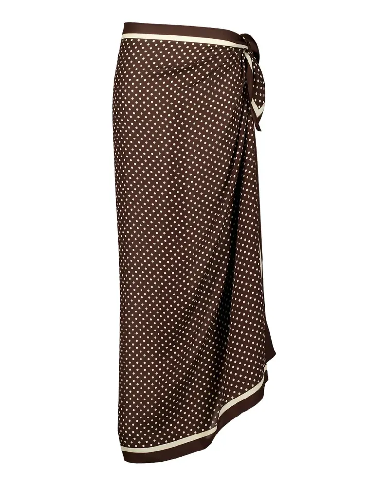 Matteau Sarong mit Polka Dots - Braun Braun