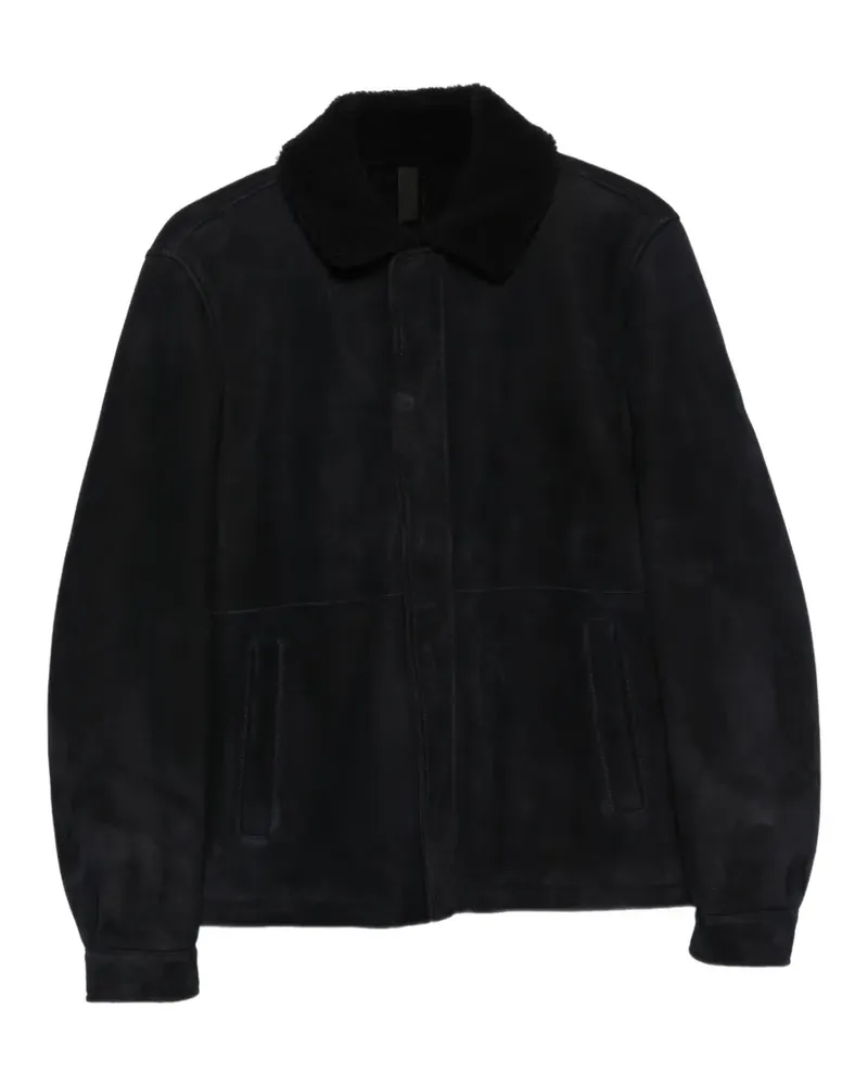 Tagliatore suede jacket - Schwarz Schwarz