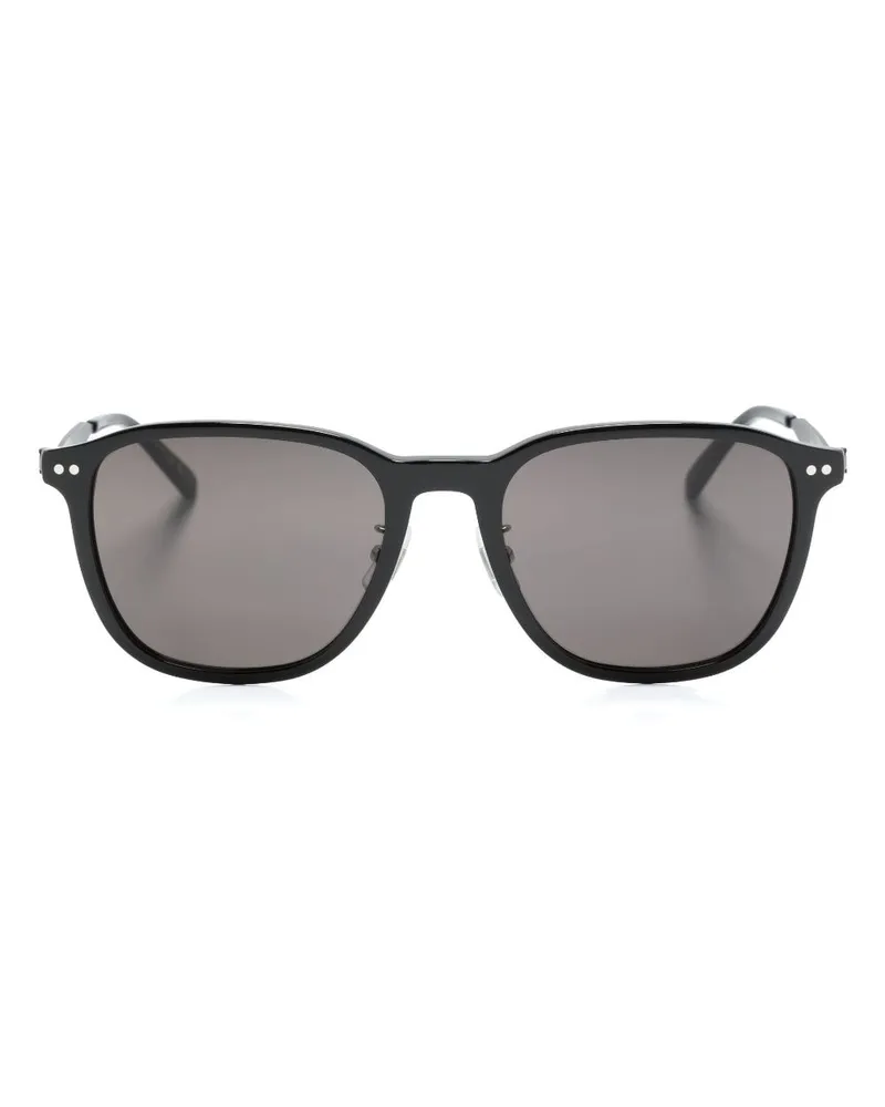 Dunhill Sonnenbrille mit eckigem Gestell Schwarz